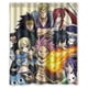 thumbnail image 1 of Cortina de ducha de cola de hada de anime japonés, juego de cortina de baño con ganchos, tamaño 60 x 72 pulgadas, 1 of 3