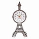 thumbnail image 2 of Reloj Despertador De Mesa Con Dise?o De La Torre Eiffel, Adornos únicos, Reloj De Mesa Multifuncional, Negro Y Dorado., 2 of 5