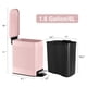 thumbnail image 5 of Pedal TrashAid de acero inoxidable rosa de 6 litros con tapa, 5 of 6