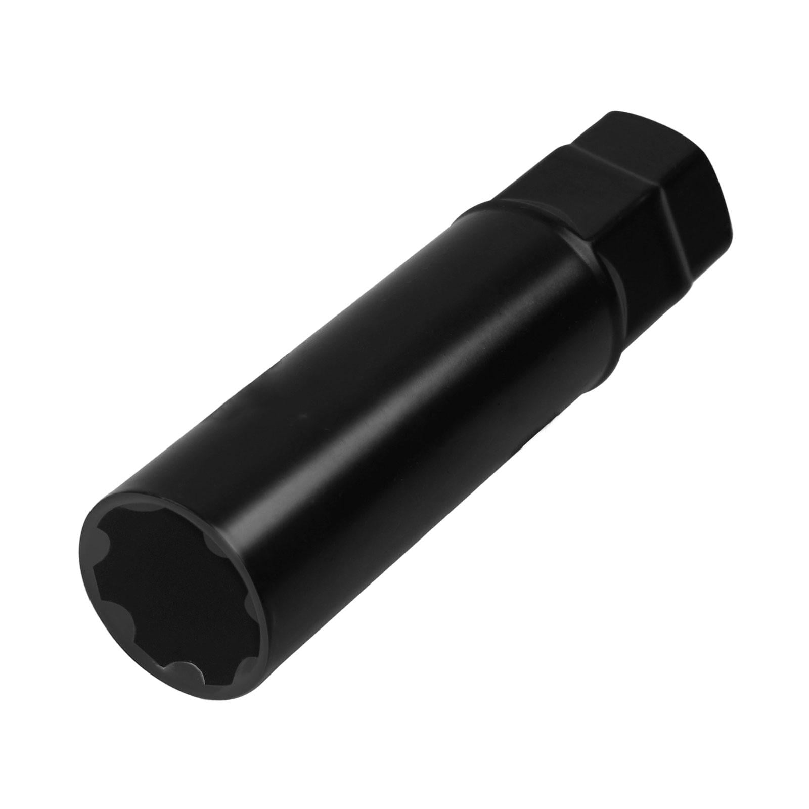 Magideal - Llave De Tubo Para Tuercas De Rueda, Llave De Tubo, Reparación De Automóviles, Herramienta Versátil De Alta Resistencia, Bloqueo De Ruedas, Acero Al C Negro