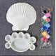 thumbnail image 2 of Conchas De Vieira 10 Unidades Blancas Naturales De 10 A 12 Cm Para Manualidades, 2 of 7