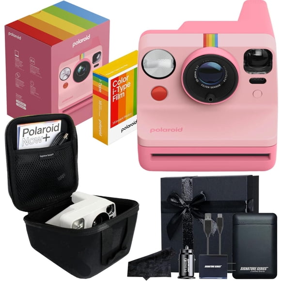 Cámara Polaroid Originals Now I-Type Rosa (Kit)