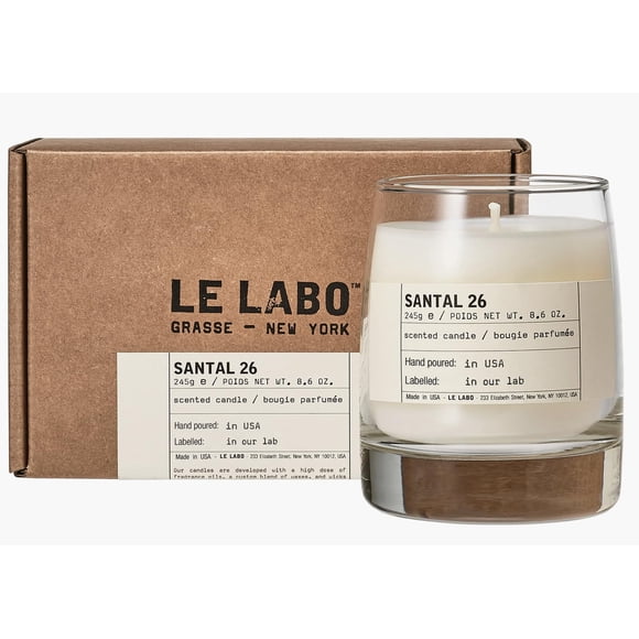 Vela aromática Le Labo Santal 26, 245 g, 80 horas de duración