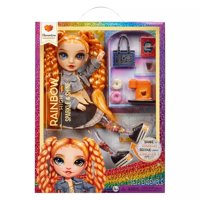 Muñeca De Moda Rainbow High Clementine 28 Cm Con Brillantina Líquida