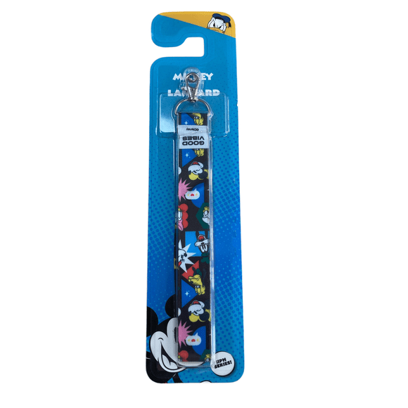 Lanyard Para Credenciales O Llaves De Disney Color Negro