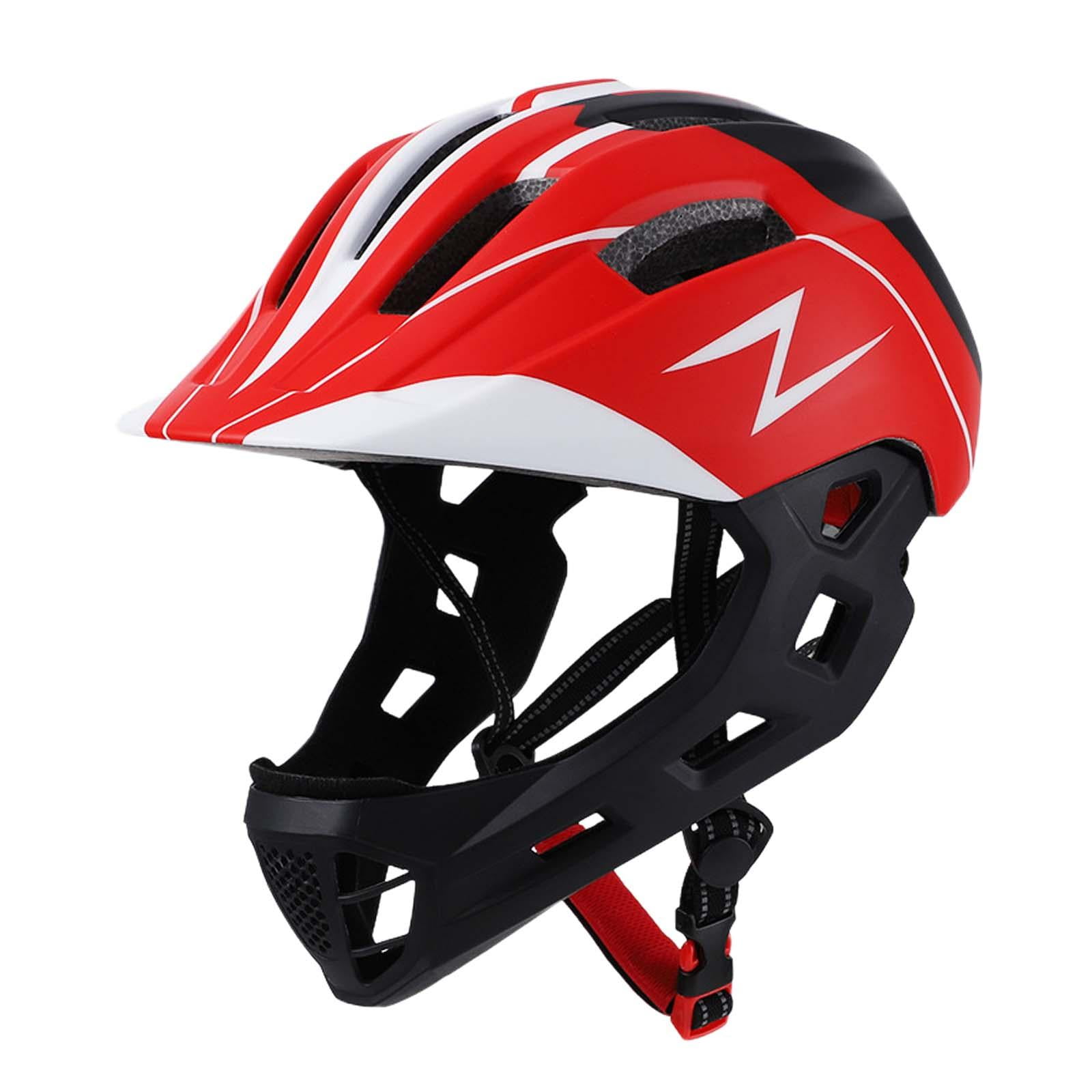 Magideal - Casco De Bicicleta Para Niños, Casco De Bicicleta De Carretera, Casco Deportivo Portátil De Moda De 20-22 Pulgadas, Casco De Bicicleta Para Niños Para Rojo