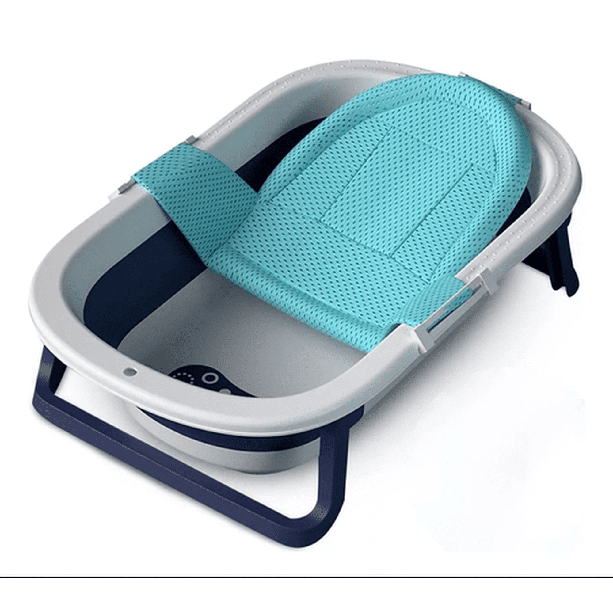 Genérico - Tina Bebé Bañera Plegable Con Malla Reforzada, Multicolor