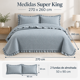 thumbnail image 3 of Cubrecama Verano Quilt Magic Super King 270x260 Cm Reversible 2 Fundas Gris, 3 of 3