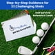 thumbnail image 2 of Tarjetas de referencia Golf Swing Minder impermeables con mosquetón, 2 of 7