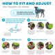 thumbnail image 3 of Chaleco salvavidas para perros Outward Hound Dawson Swim Green XS, 3 of 6