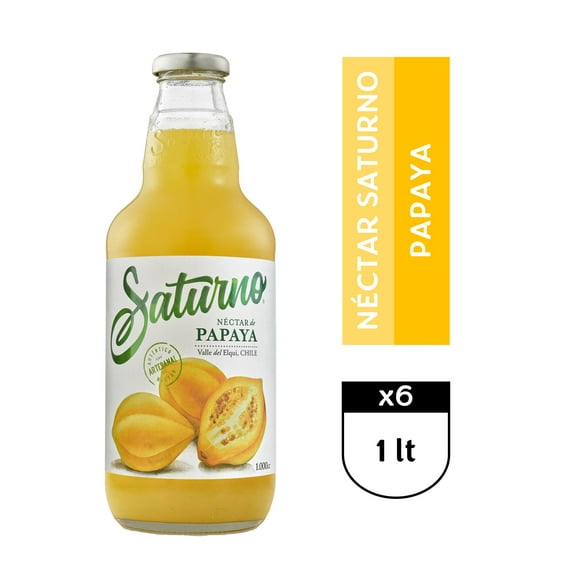 Saturno Papaya 6 x 1 Lt