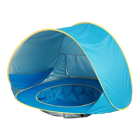 Bothyi - Carpa De Playa Con Piscina Carpa Para Niño Niña Juego Interior Y Exterior Azul