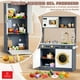 thumbnail image 5 of Cocina De Juguete Infantil De Madera Extra Grande 100x89cm Negro Con Crema, 5 of 10