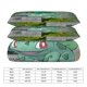thumbnail image 2 of Bulb_asaur Print Bedding Set Pattern Duvet Cove Set 3 Pieces 1 Quilt Cover And 2 Pillowcases for Women Men Teens, 2 of 5