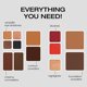 thumbnail image 3 of Paleta de maquillaje Woosh Beauty Pold Out Face Travel con funda, 3 of 9