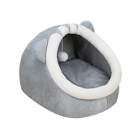 Magideal - Cama Para Gatos, Cueva, Camas Para Mascotas, Tiendas De Campaña, Manta Antideslizante Para Gatitos, Casa Para Mascotas, Perrera Cálida Para Cachorros, , Gato Gris, L