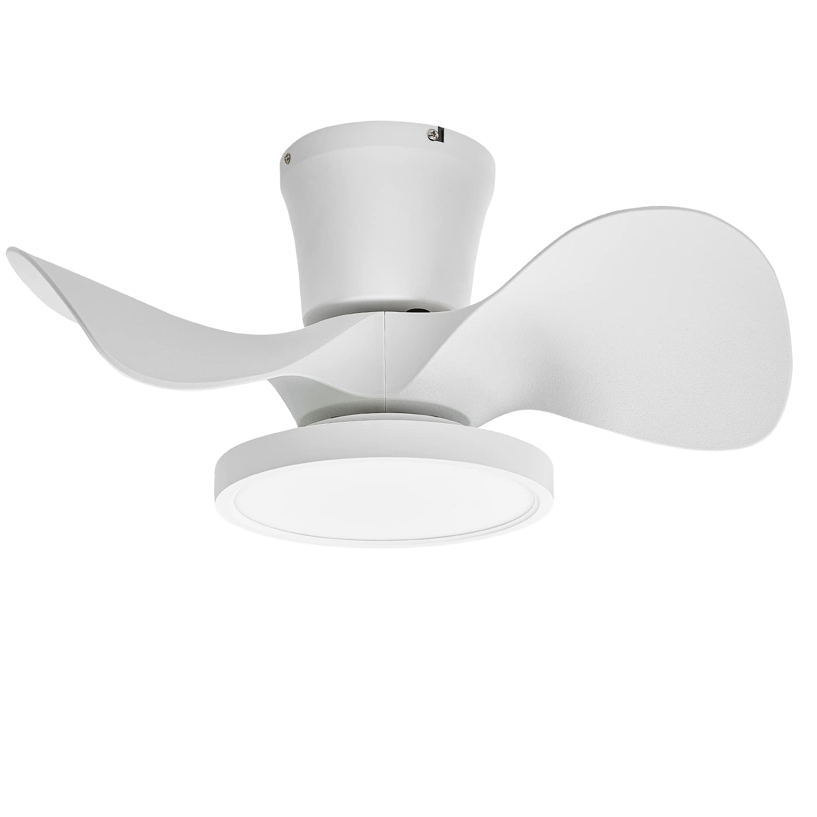Ventilador De Techo Ocioc De 22" Con Luz Led Silenciosa Y Control Remoto