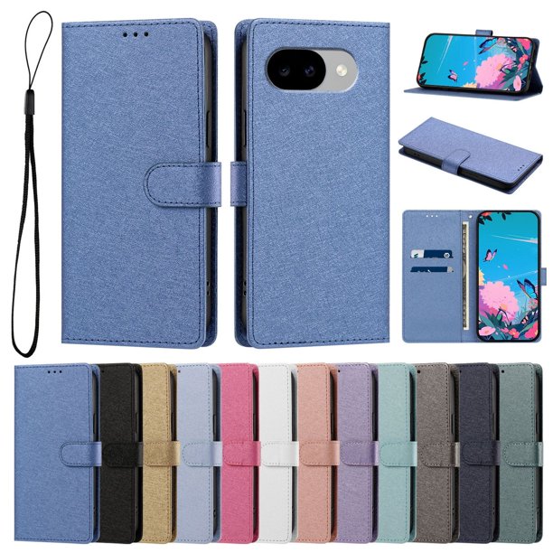 Cartera Protectora para Google Pixel 11A con Soporte, Azul