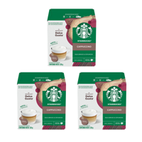 Pack 3 Cápsulas De Café Starbucks Cappuccino