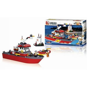 Sluban - Barco Contra Incendios, Compatible Lego