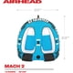 thumbnail image 3 of Tubo remolcable AIRHEAD Mach 2 para paseos en barco de 1 a 2 pasajeros, azul, 3 of 6