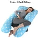 thumbnail image 5 of Almohada para embarazadas, almohada en forma de U desmontable y lavable, cojín grande, almohada de cintura, 5 of 5