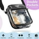 thumbnail image 3 of Cartera Bolso Transparente Negro Largo Ajustable Negro Rayas, 3 of 6
