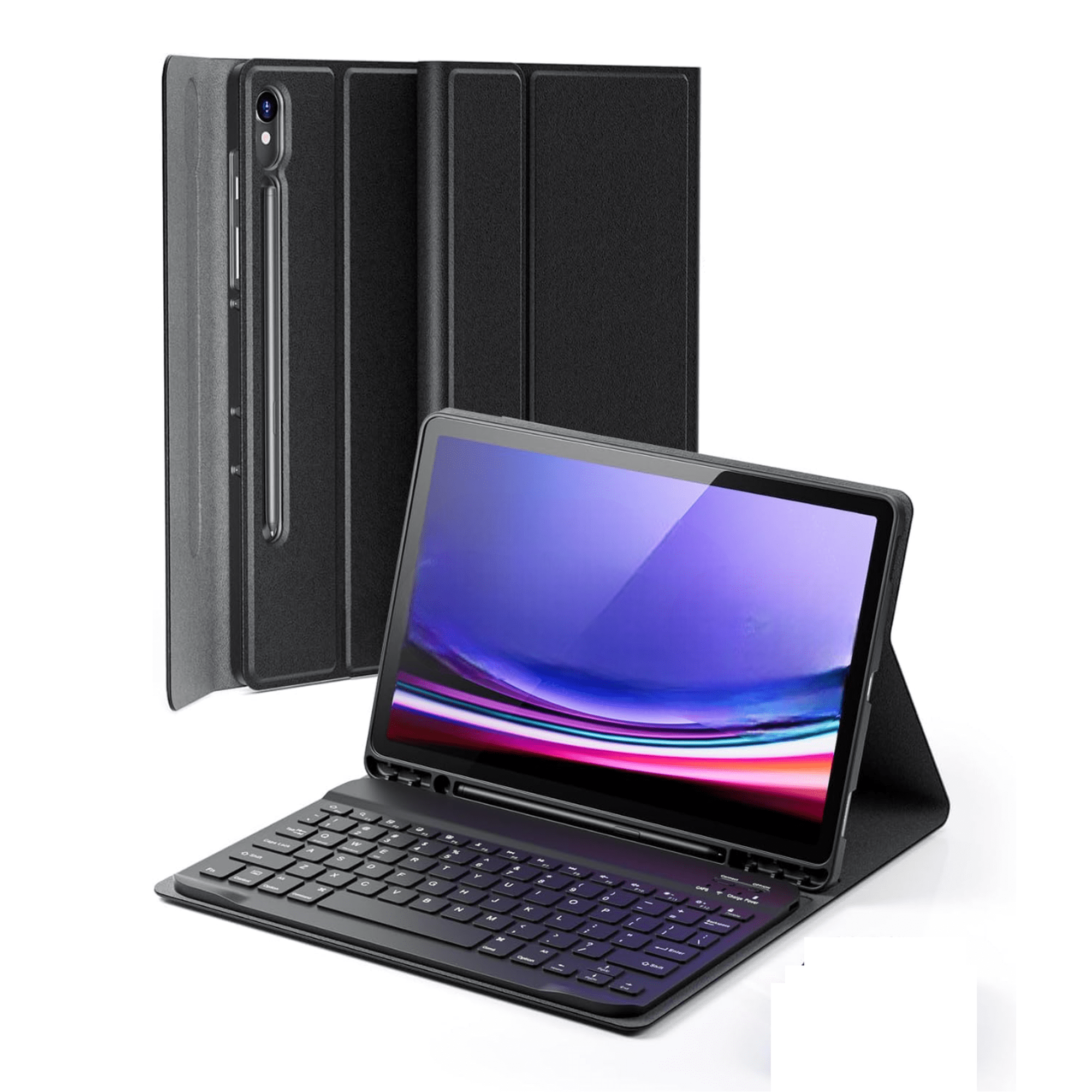 Global Movil Mr - Funda Con Teclado Para Samsung Galaxy Tab S10 Fe Plus 13.1
