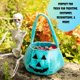 thumbnail image 5 of Bolsa Trick or Treat para Halloween, color verde azulado, apta para personas alérgicas a las calabaz, 5 of 8