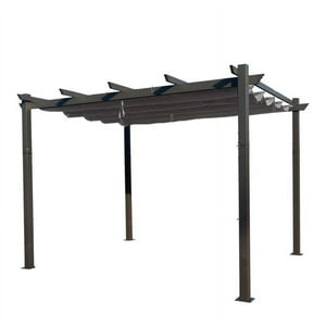 Igpro - Pergola Aluminio Con Toldo Corredizo 4X3Mt