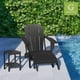 thumbnail image 3 of Set de 2 otomanes Adirondack GREENVINES para pies, negro, HDPE, 3 of 6