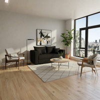 Construcsofá - Sofa 2 Cuerpos Aurelia Tela Negro