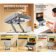 thumbnail image 2 of Soporte Notebook Acero Carbono 360 Ajustable Y Plegable, 2 of 6