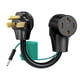 thumbnail image 1 of Adaptador de enchufe para secadora Straightinc de 4 clavijas hembra a 3 clavijas macho, 1 of 6