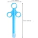 thumbnail image 5 of 2 jeringas aplicadoras de lubricante, lanzador de tubos, inyector de aceite lubricante reutilizable, lubricante de hélice con tapa redonda lisa, jeringas para hombres y mujeres, color azul, 5 of 7