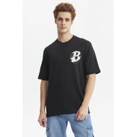 Fashionspark - Polera Hombre Oversize Print Negro - Ll