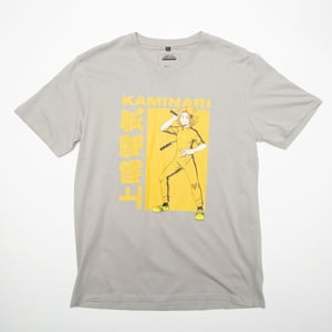 Polera Hombre You My Hero Academia Kaminari Gris