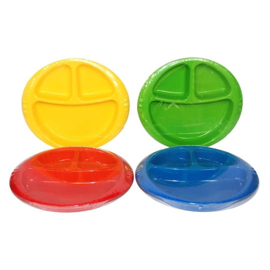 Plato Con Divisiones, Color Surtido 1 Un Parent's Choice
