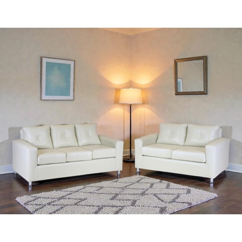 Muebles Altiro - Living Asiria 32 - Cuero Sintetico Pu Beige