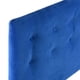 thumbnail image 3 of Respaldo Cama Botone 2 Plaza Felpa Azul, 3 of 4