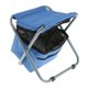 thumbnail image 4 of Mochila De Asiento De Camping De Taburete Plegable Con Bolso Refrigerador Azul, 4 of 5