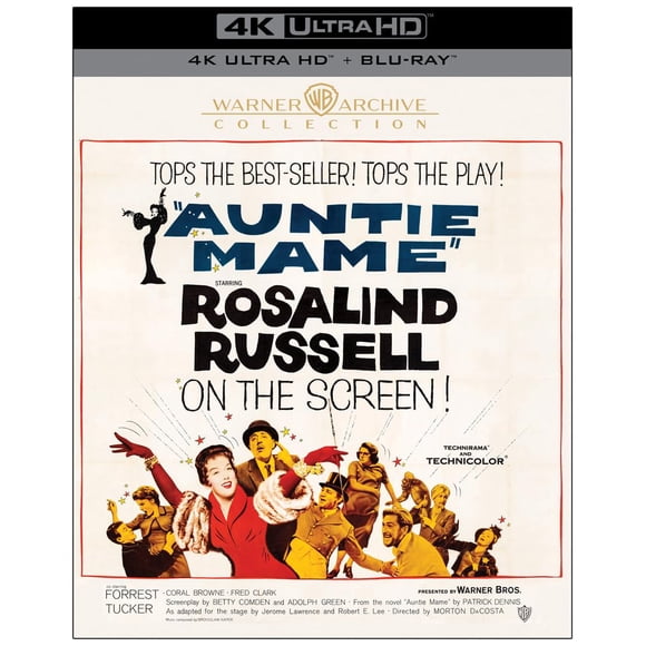 DVD Warner Archive Auntie Mame 4K UHD + Blu-ray