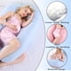 thumbnail image 3 of Almohada para embarazadas, almohada en forma de U desmontable y lavable, cojín grande, almohada de cintura, 3 of 5