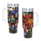 thumbnail image 4 of ROBLOX Vaso aislado de acero inoxidable con asa, diseño temático, regalo para familia, amigos y fans; incluye pajita y encaja en el portavasos estándar, 40 oz, 4 of 6