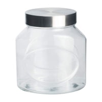 Pasabahce - Frasco Vidrio Con Tapa Acero 1500 Cc Linea Elips