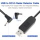 thumbnail image 4 of Cable de alimentación para detector de radar ZiBwnfuxcz 2 m USB a conector DC 3.5, 4 of 7