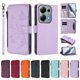 thumbnail image 3 of Funda Cartera Mariposa para [Xiaomi Redmi Note 14S 4G] con Soporte y Cremallera Morado claro, 3 of 6