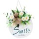 thumbnail image 4 of Letrero De Bienvenida De Madera Decoración De Puerta Delantera Para Decoración Navidad Verano Blanco, 4 of 5