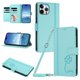 thumbnail image 1 of Funda Cartera Trébol para iPhone 12 Pro Max con Ranuras Tarjetas y Carga Inalámbrica Verde menta, 1 of 6