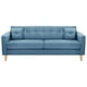thumbnail image 1 of Sofa New Retro 3CG Felpa 05 Azul Petroleo, 1 of 6